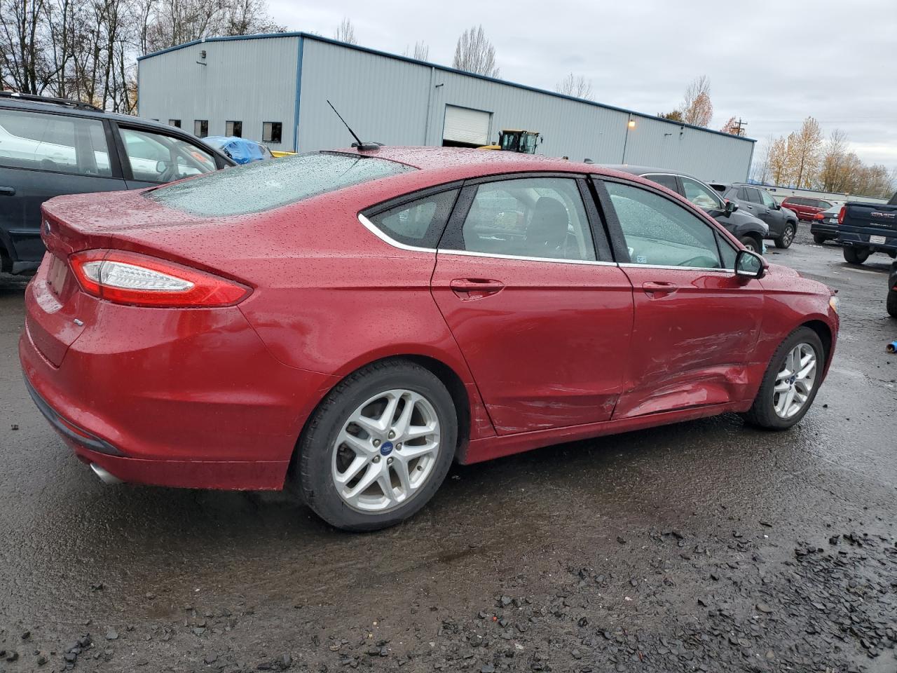 2013 Ford Fusion VIN 3FA6P0H71DR386849 Copart auction photo, side damage thumbnail 3