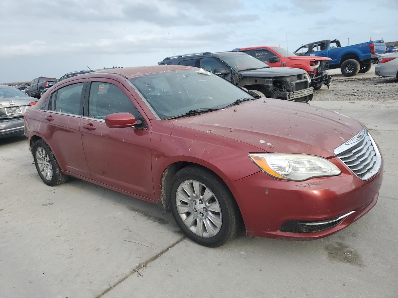2014 Chrysler 200 VIN 1C3CCBAG3EN101334 Copart auction photo, normal wear / mechanical damage thumbnail 4