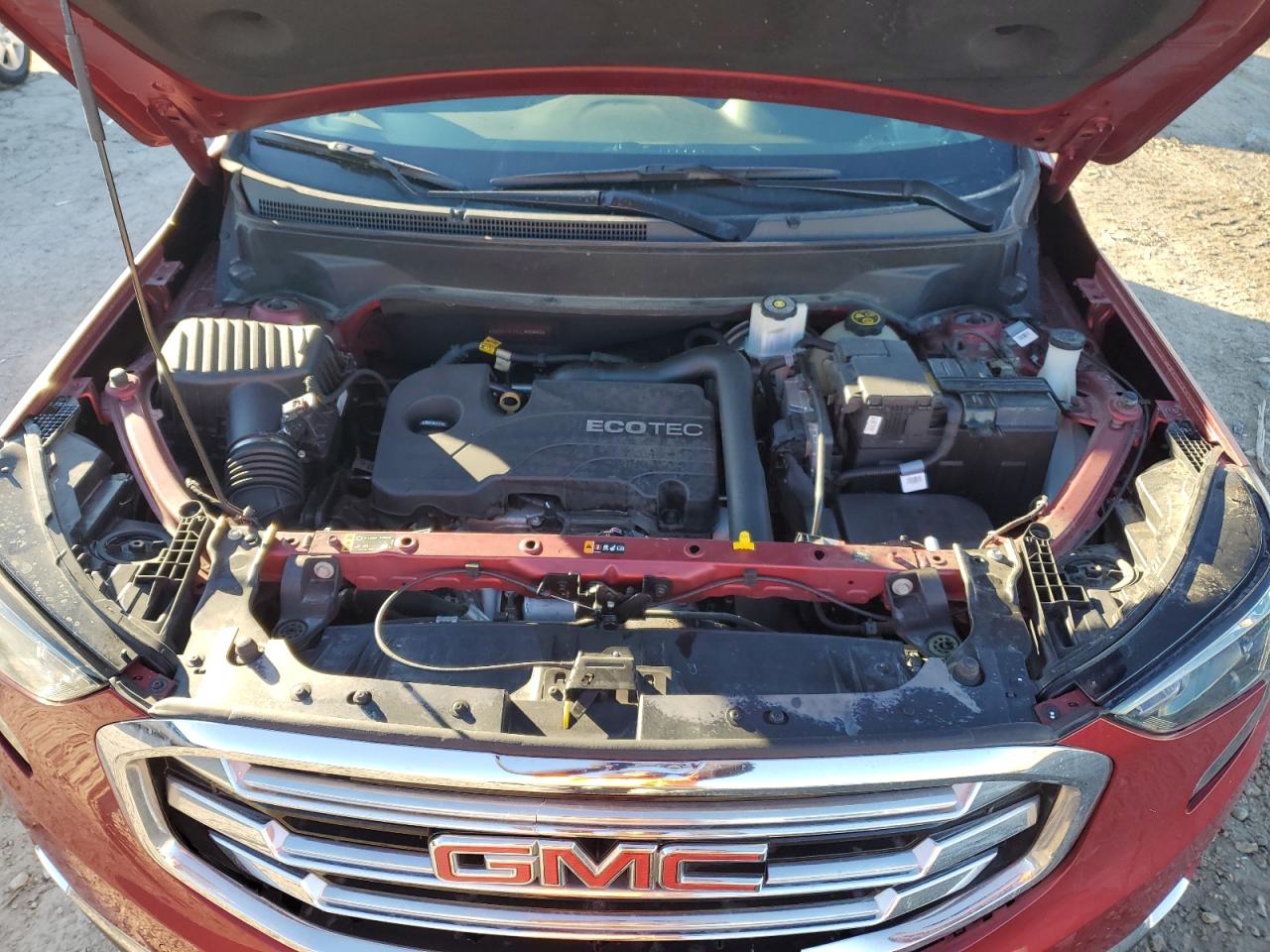 2018 GMC Terrain VIN 3GKALPEV9JL400446 Copart auction photo, side / front end damage thumbnail 14