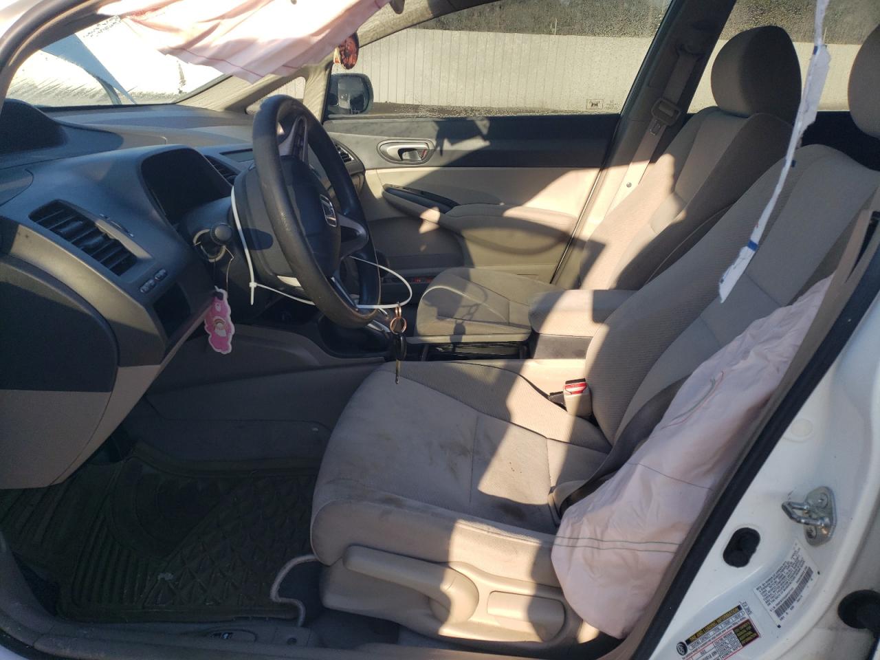 2011 Honda Civic VIN 2HGFA1F53BH527143 Copart auction photo, front end / undercarriage damage thumbnail 7