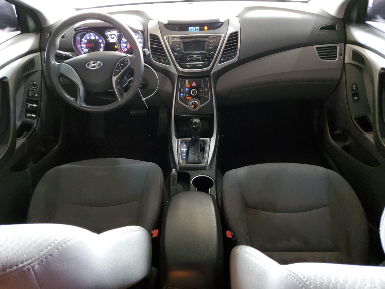 2016 Hyundai Elantra VIN 5NPDH4AE7GH700302 Copart auction photo, front end damage thumbnail 8