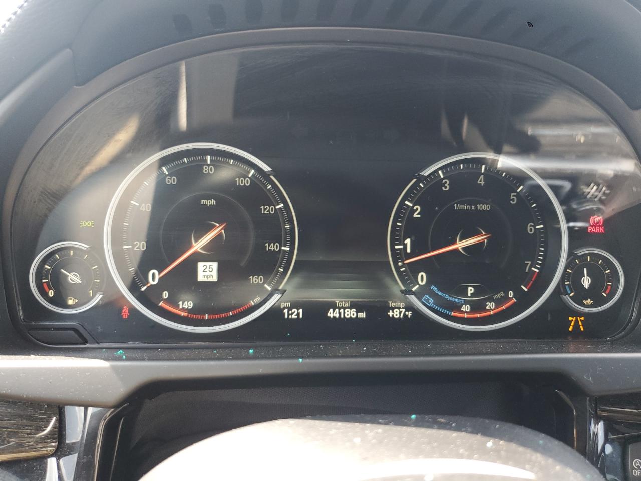 2019 BMW X6 VIN 5UXKU0C57K0S97385 Copart auction photo, side / front end damage thumbnail 9