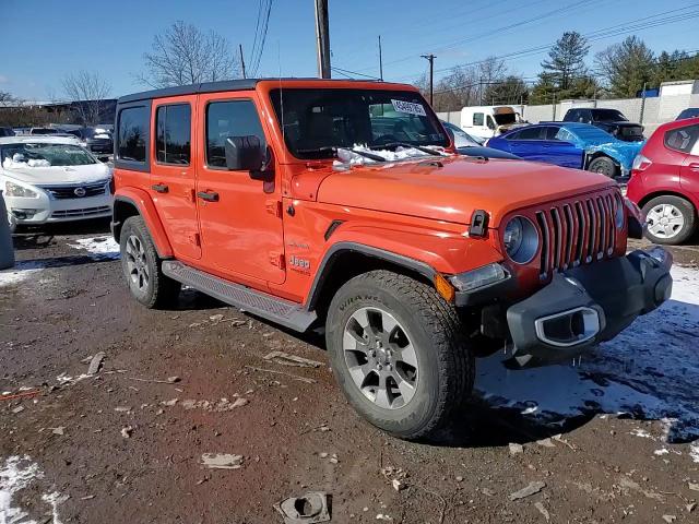 2018 Jeep Wrangler VIN 1C4HJXEG9JW196386 Copart auction photo, front end damage thumbnail 11