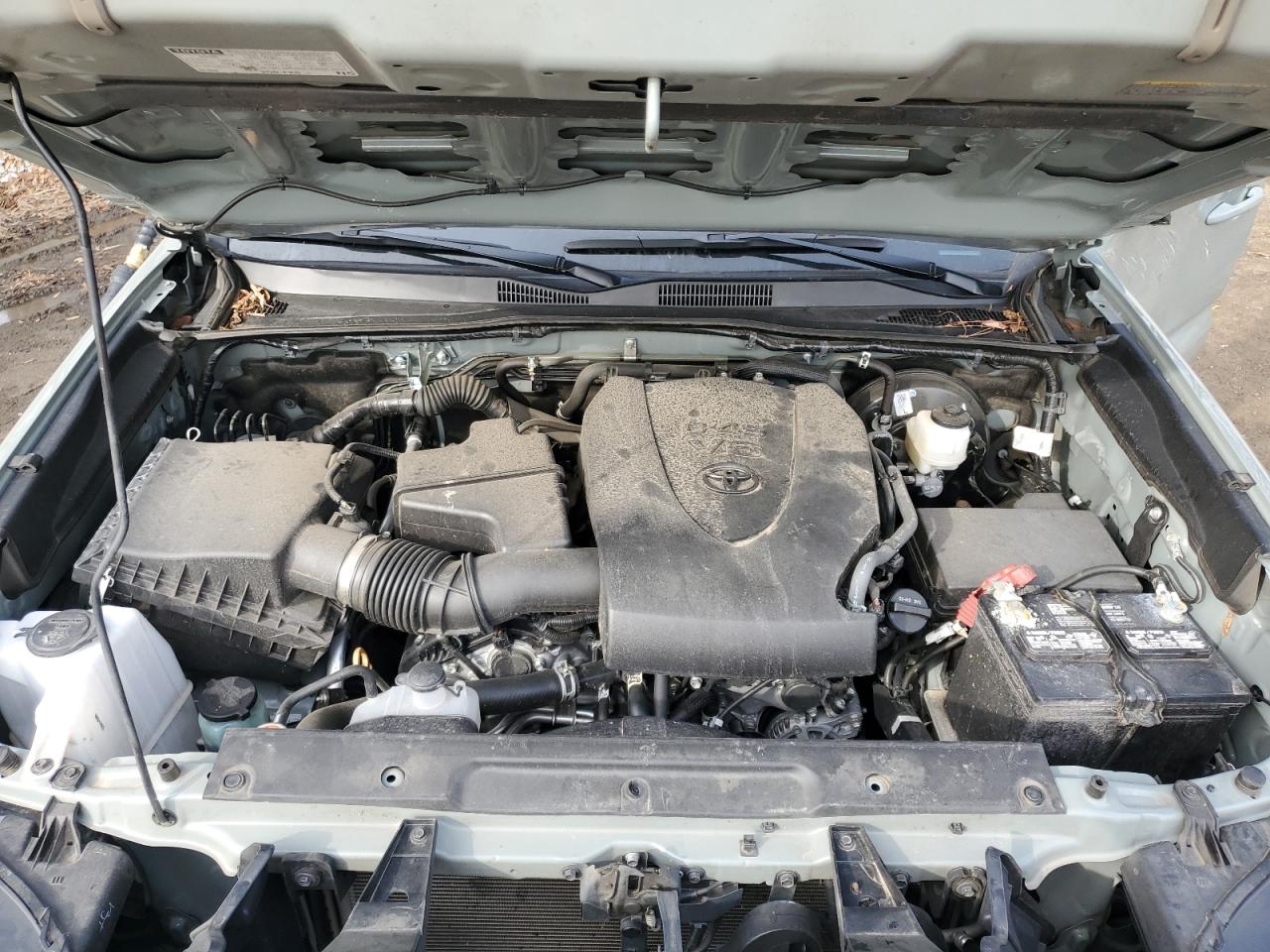 2022 Toyota Tacoma VIN 3TMAZ5CN1NM171178 Copart auction photo, all over damage thumbnail 11