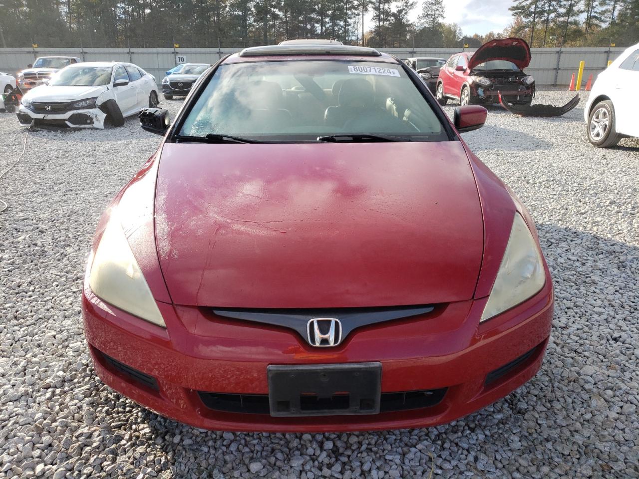 2004 Honda Accord VIN 1HGCM72504A020494 Copart auction photo, vandalism / rear end damage thumbnail 5