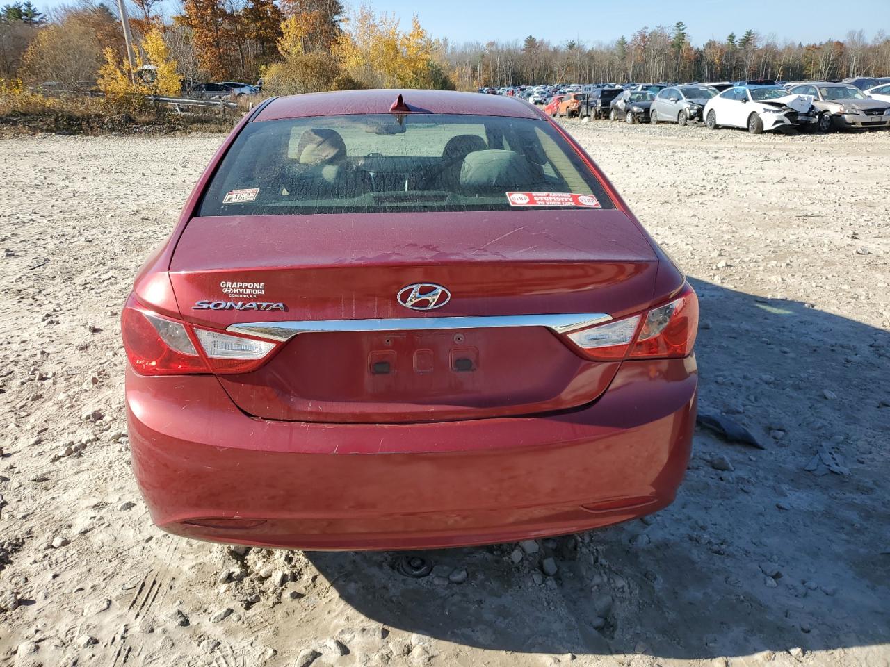 2012 Hyundai Sonata VIN 5NPEB4AC8CH497368 Copart auction photo, front end / side damage thumbnail 6