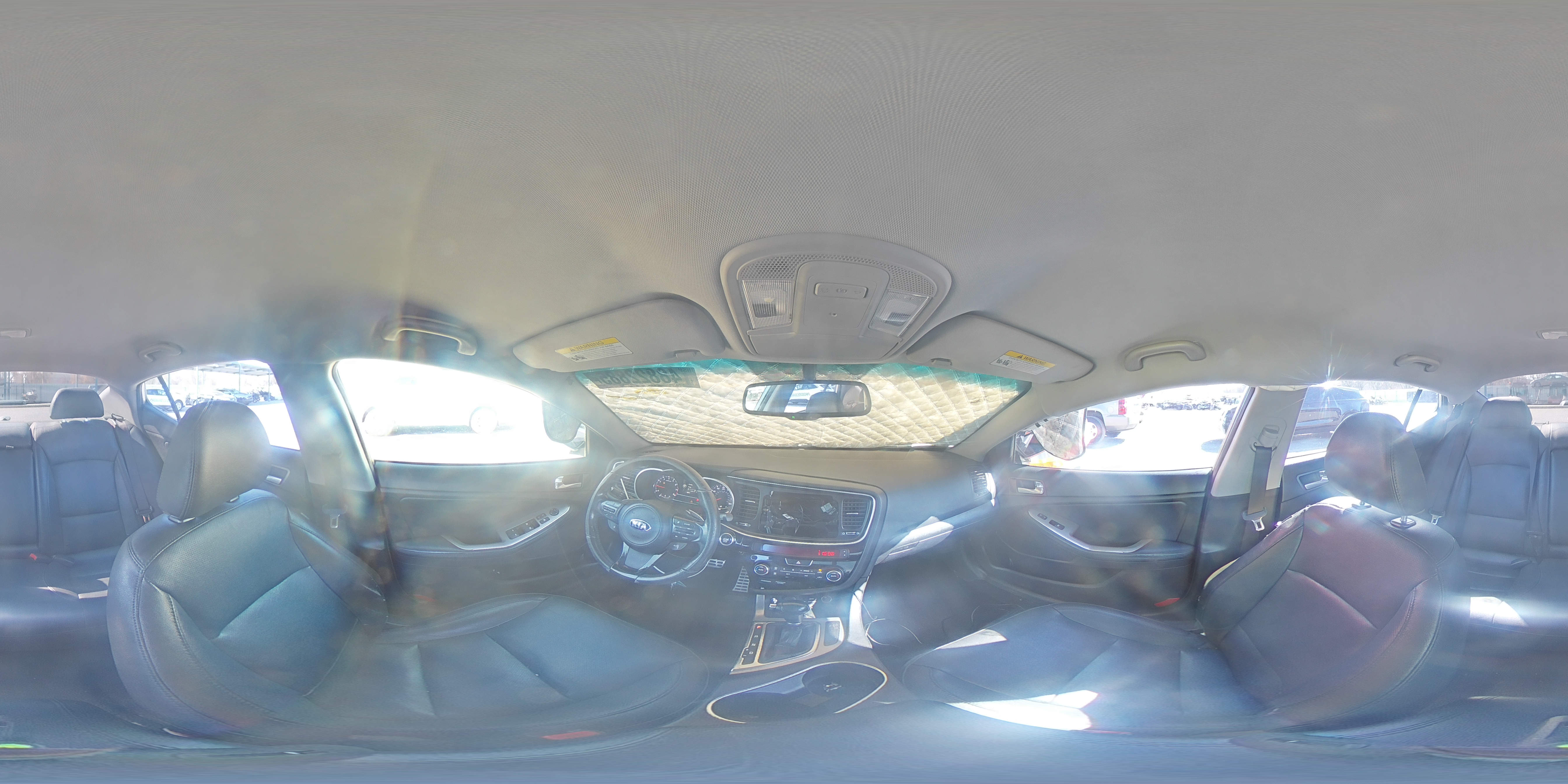 2015 KIA Optima VIN 5XXGR4A76FG497294 Copart auction photo, front end damage thumbnail 14