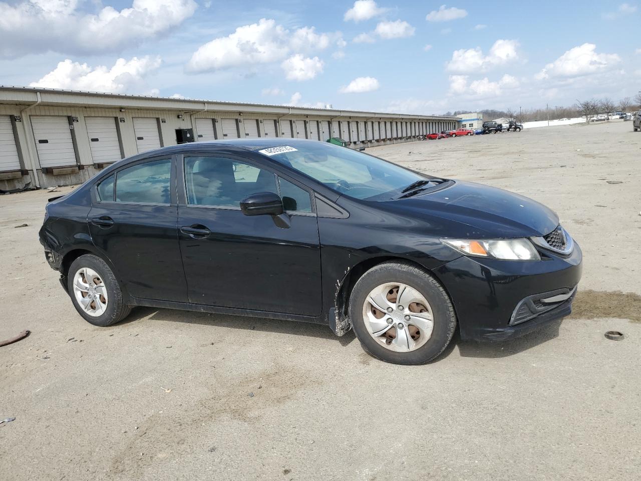 2015 Honda Civic VIN 19XFB2F54FE050497 Copart auction photo, rear end damage thumbnail 4