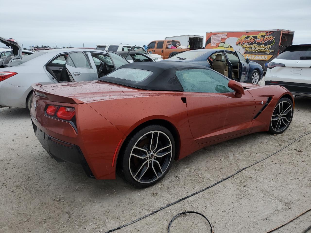 2015 Chevrolet Corvette VIN 1G1YK3D71F5111912 Copart auction photo, water/flood damage thumbnail 3