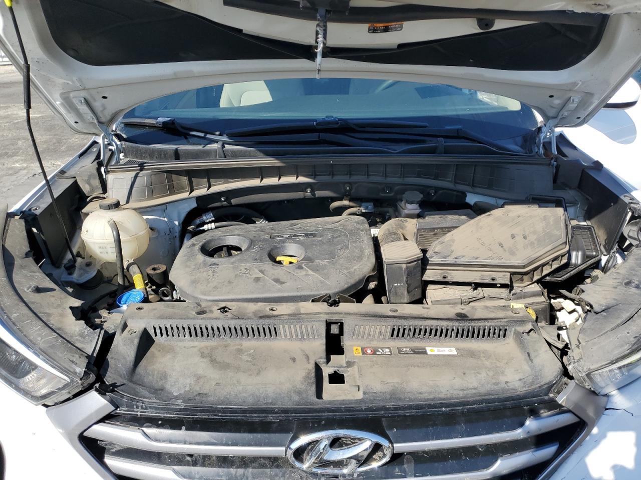 2018 Hyundai Tucson VIN KM8J33A41JU696209 Copart auction photo, mechanical / front end damage thumbnail 12