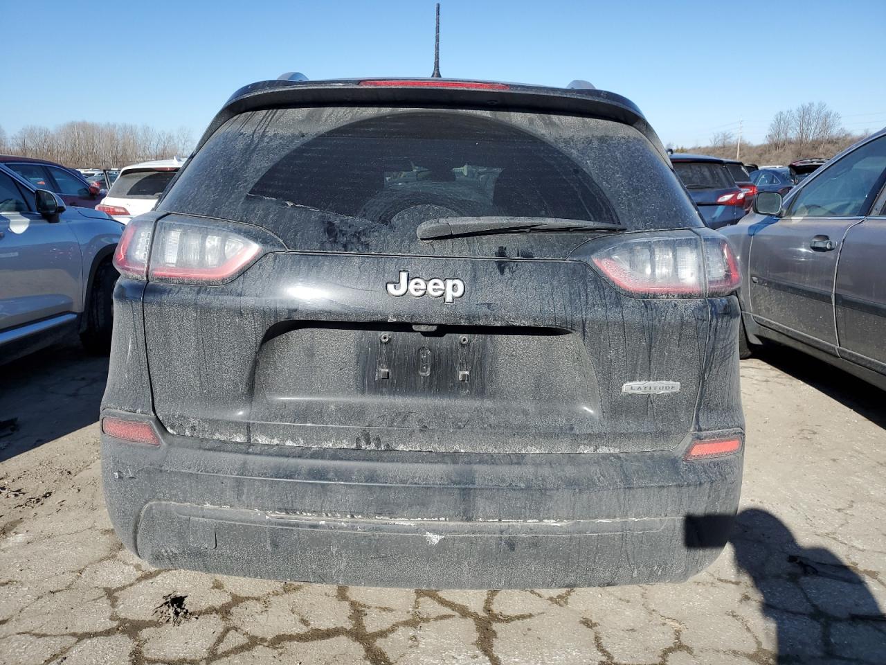 2019 Jeep Grand Cherokee VIN 1C4PJLCB1KD348749 Copart auction photo, front end / side damage thumbnail 6