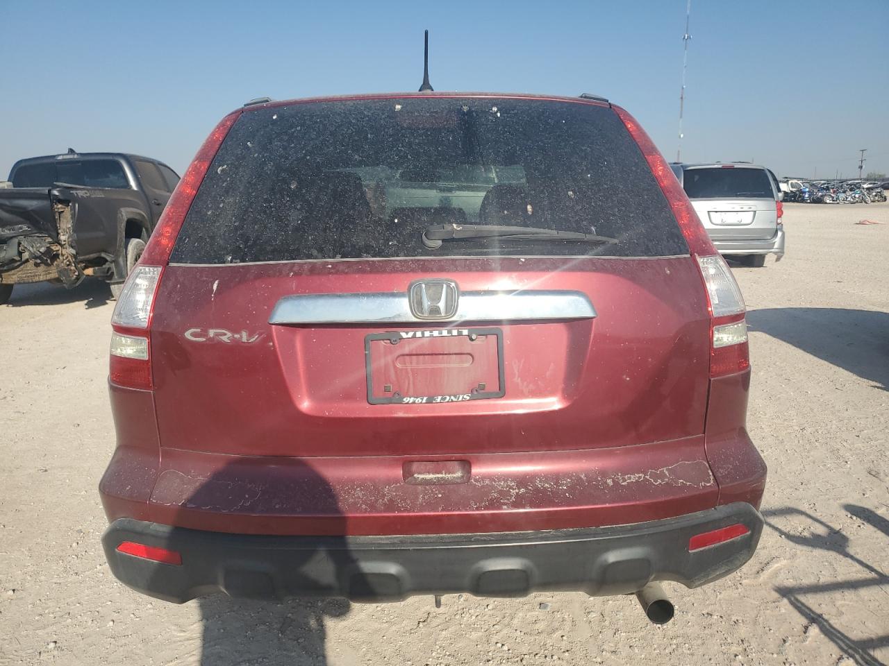2009 Honda CR-V VIN 3CZRE38589G702693 Copart auction photo, front end / rear end damage thumbnail 6