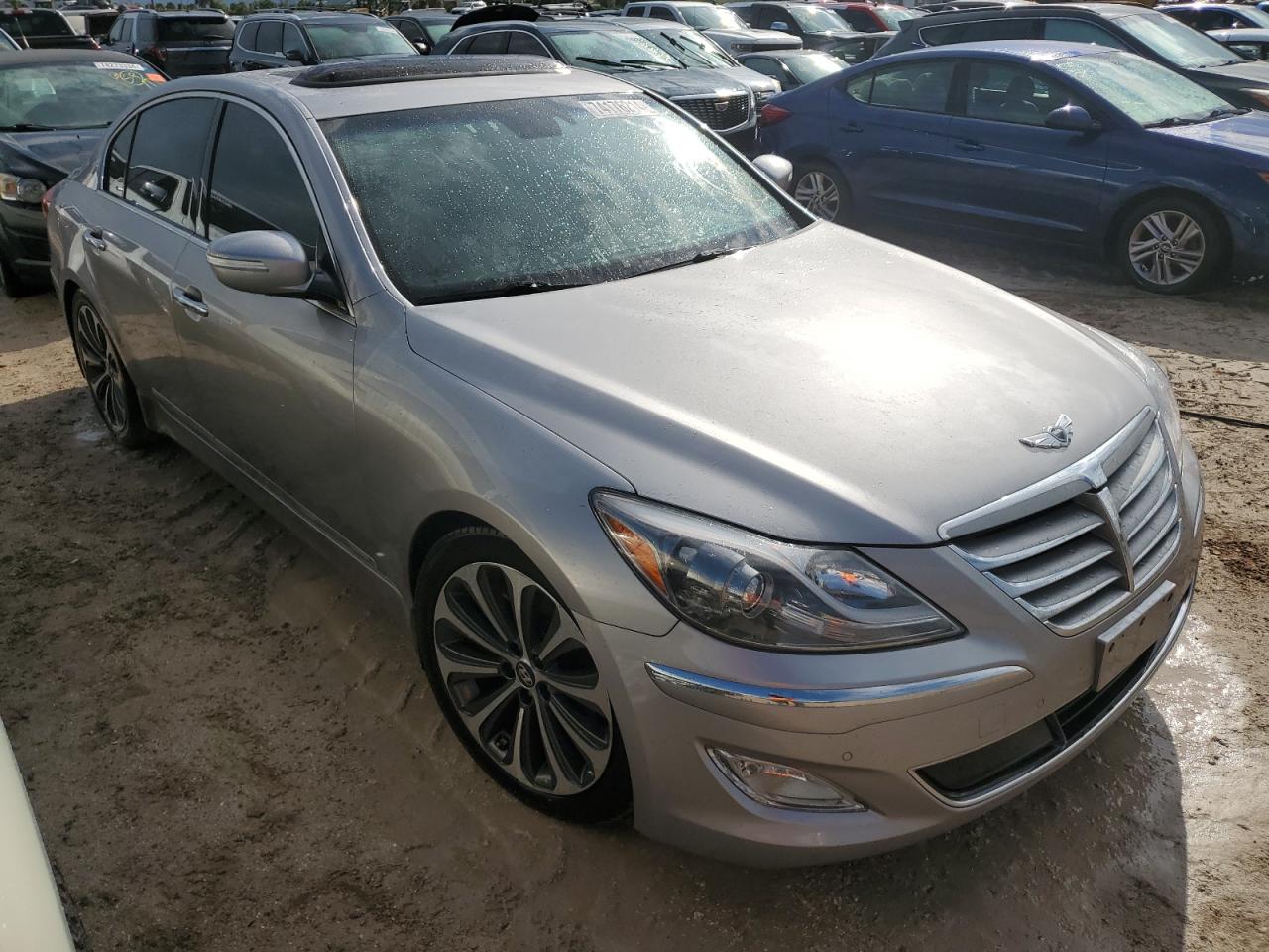 2013 Hyundai Genesis VIN KMHGC4DH6DU242251 Copart auction photo, water/flood damage thumbnail 4