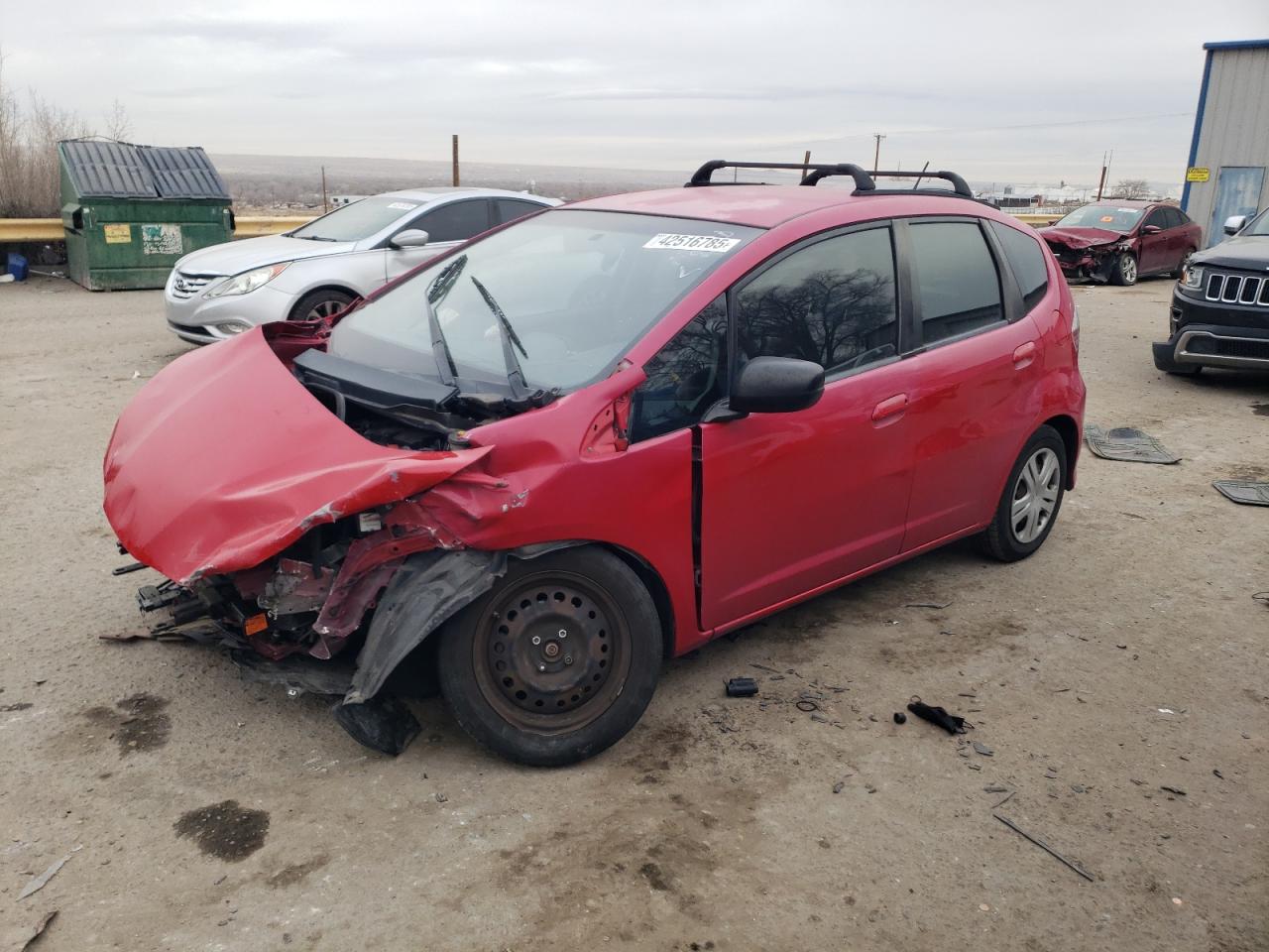 2010 Honda Fit VIN JHMGE8G22AC022277