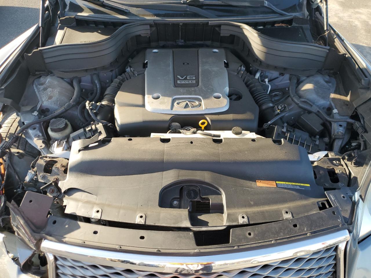 2016 Infiniti QX50 VIN JN1BJ0RP4GM230023 Copart auction photo, front end / rear end damage thumbnail 11