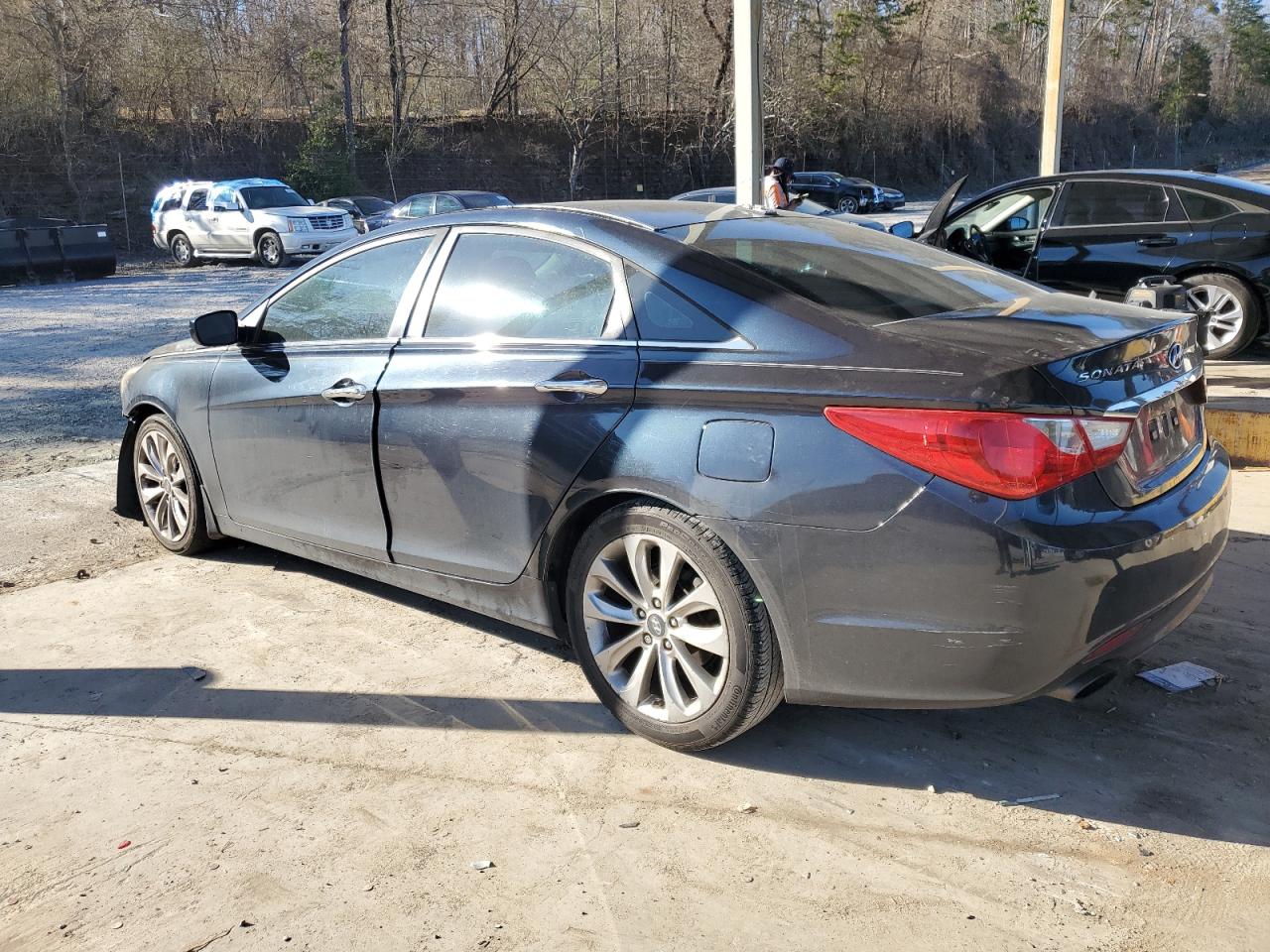 2013 Hyundai Sonata VIN 5NPEC4AC2DH678383 Copart auction photo, burn damage thumbnail 2