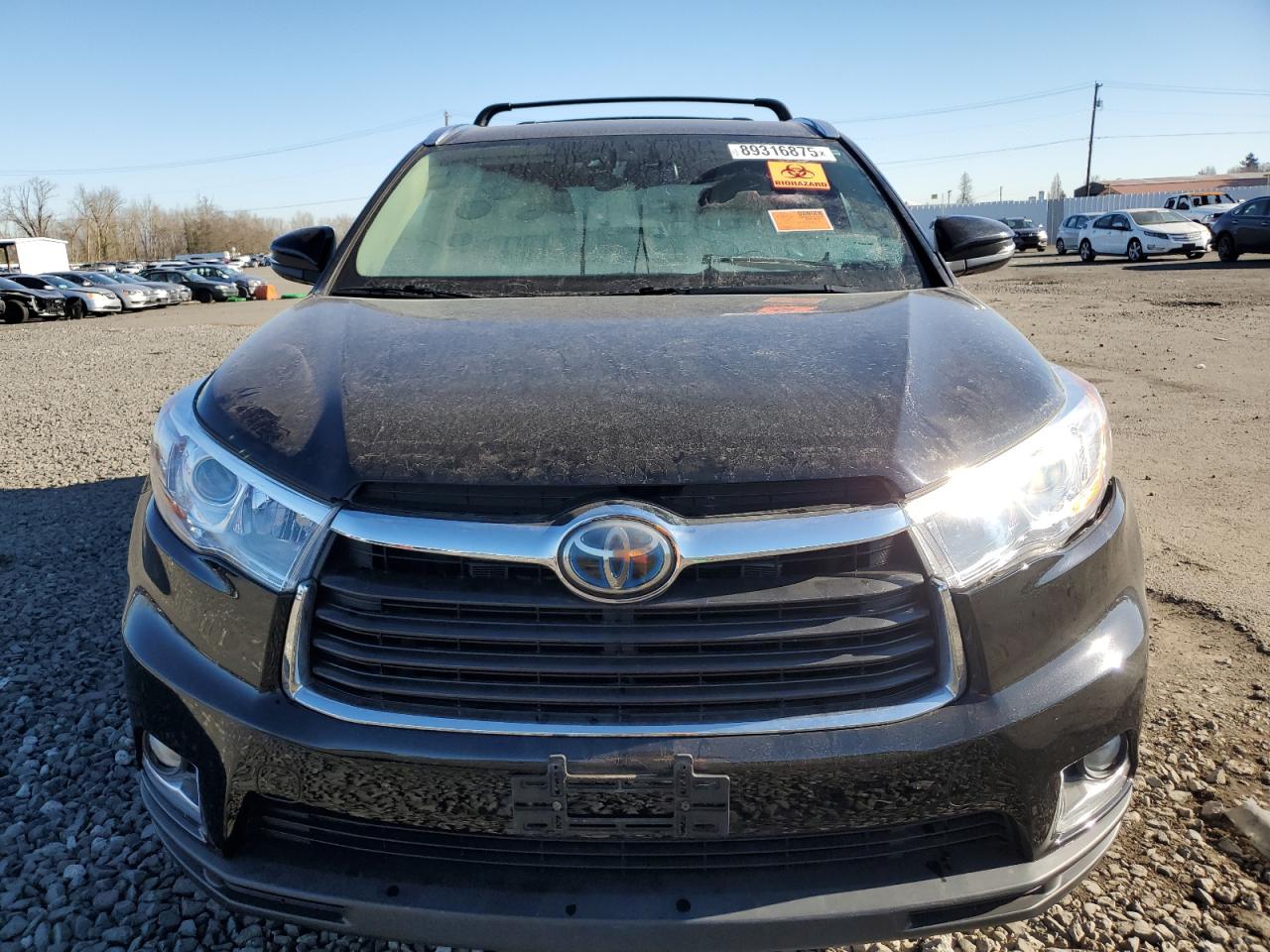 2015 Toyota Highlander VIN 5TDDCRFH6FS010841 Copart auction photo, vandalism / rear end damage thumbnail 5