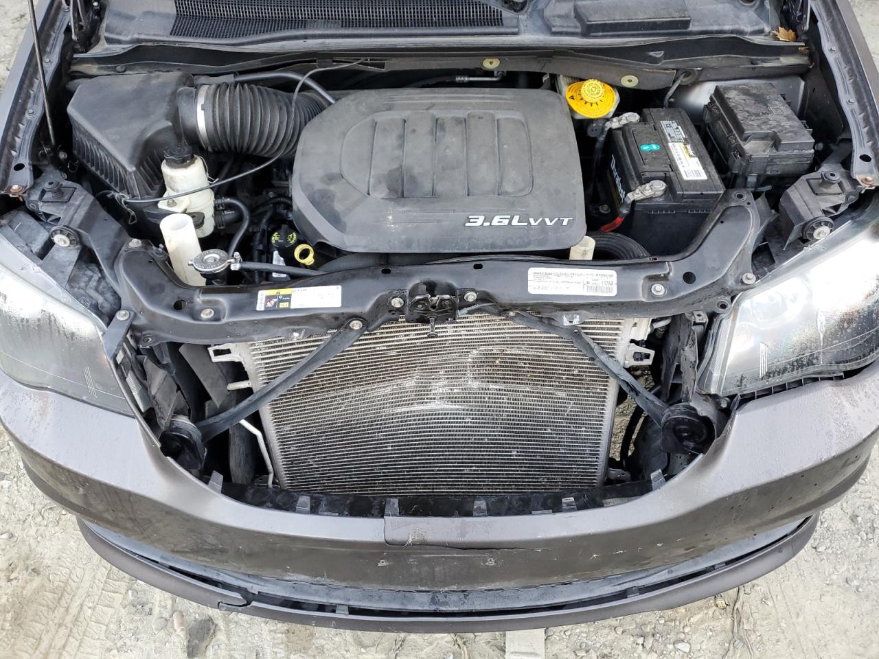2015 Dodge Caravan VIN 2C4RDGBG7FR559705 Copart auction photo, front end / rear end damage thumbnail 12
