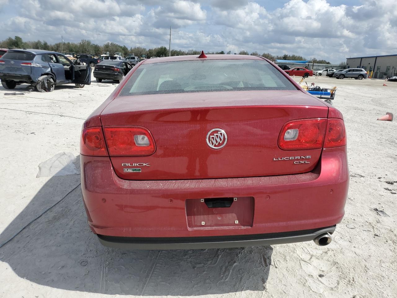 2011 Buick Lucerne VIN 1G4HC5EMXBU109169 Copart auction photo, side / front end damage thumbnail 6