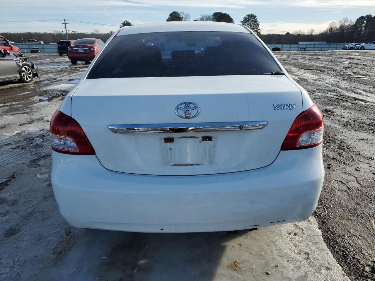 2012 Toyota Yaris VIN JTDBT4K33CL036203 Copart auction photo, front end / minor dent/scratches damage thumbnail 6