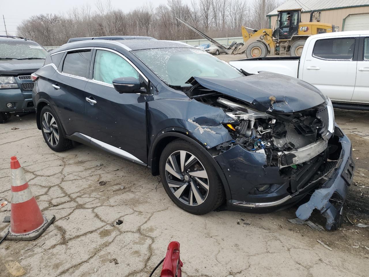 2015 Nissan Murano VIN 5N1AZ2MH5FN278986 Copart auction photo, front end damage thumbnail 4