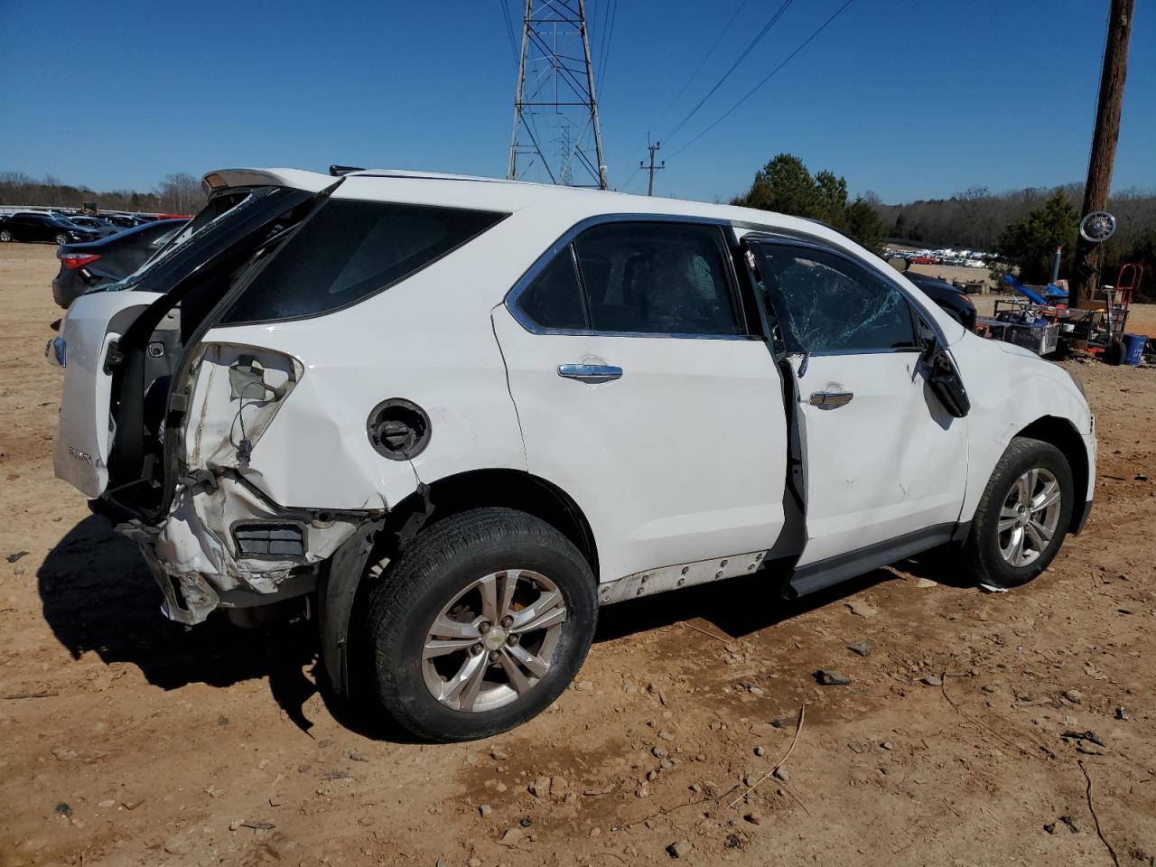 2014 Chevrolet Equinox VIN 1GNALAEK0EZ113405 Copart auction photo, rollover damage thumbnail 3