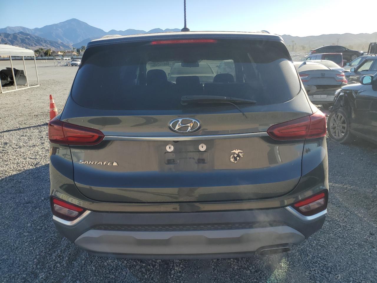 2020 Hyundai Santa Fe VIN 5NMS23AD0LH148563 Copart auction photo, normal wear damage thumbnail 6