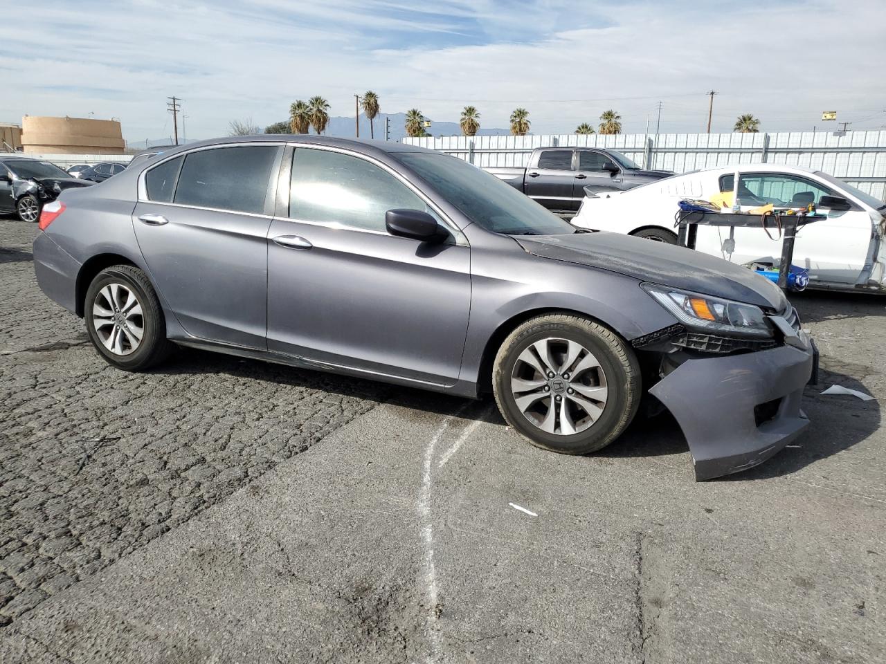 2014 Honda Accord VIN 1HGCR2F32EA306281 Copart auction photo, front end / undercarriage damage thumbnail 4