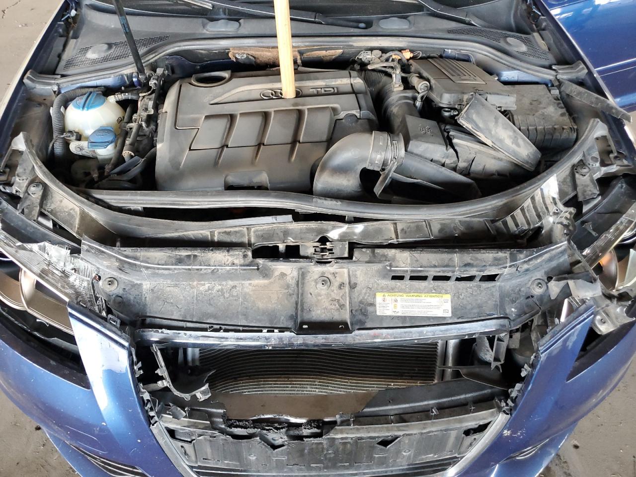 2012 Audi A3 VIN WAUKJAFM5CA069042 Copart auction photo, front end damage thumbnail 12