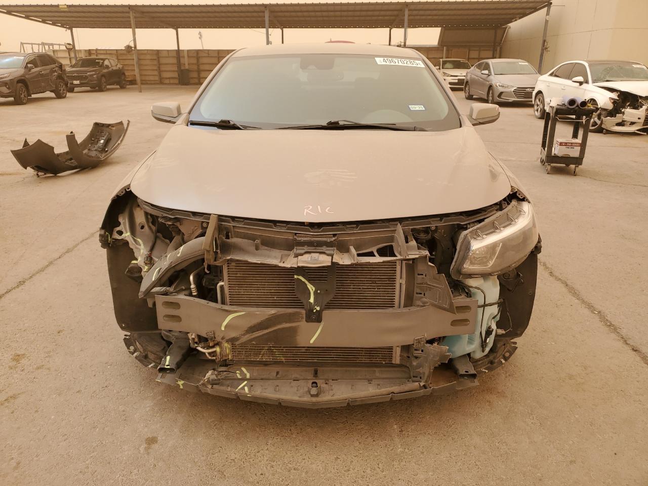 2018 Chevrolet Malibu VIN 1G1ZD5ST4JF100075 Copart auction photo, front end damage thumbnail 5