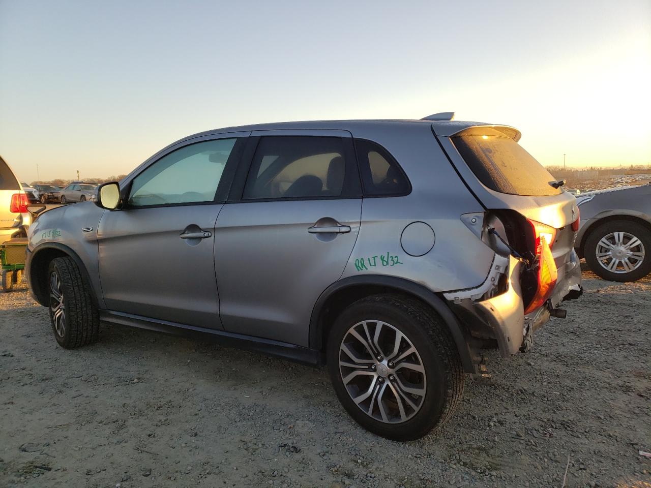 2017 Mitsubishi Outlander VIN JA4AP3AWXHZ061829 Copart auction photo, rear end / front end damage thumbnail 2