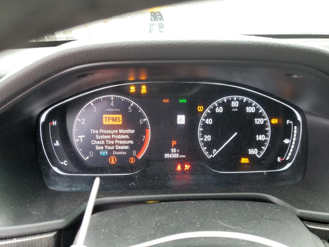 2019 Honda Accord VIN 1HGCV1F39KA177456 Copart auction photo, all over damage thumbnail 9