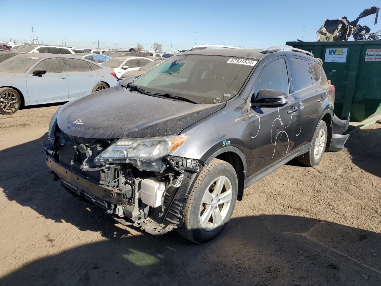 2014 Toyota RAV 4 VIN JTMRFREV1ED091102