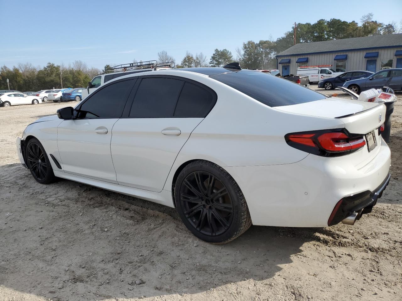 2019 BMW 5er VIN WBAJE5C55KWW05459 Copart auction photo, front end damage thumbnail 2