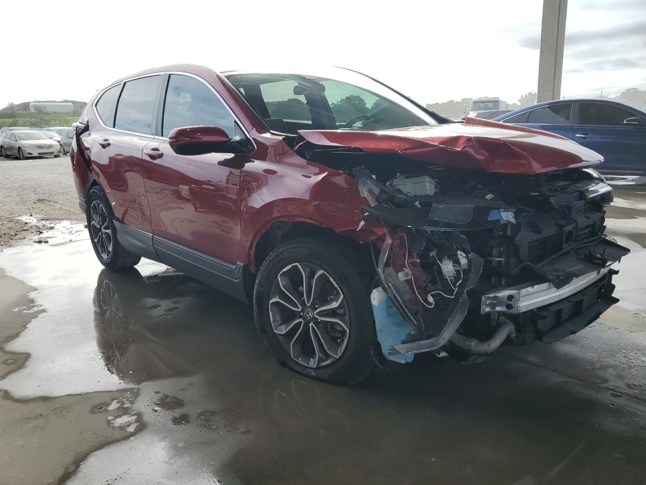 2021 Honda CR-V VIN 5J6RW1H56MA014149 Copart auction photo, front end / rear end damage thumbnail 4