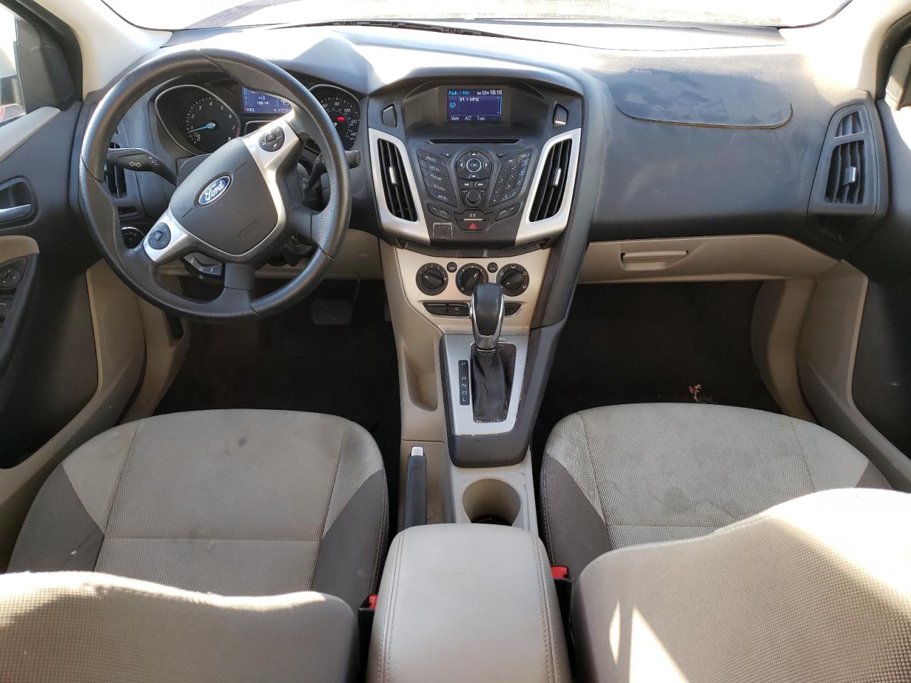 2014 Ford Focus VIN 1FADP3F25EL144033 Copart auction photo, rear end damage thumbnail 8