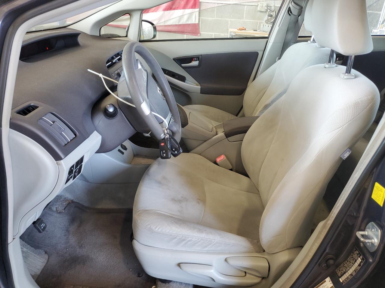 2011 Toyota Prius VIN JTDKN3DU4B0256797 Copart auction photo, side damage thumbnail 7