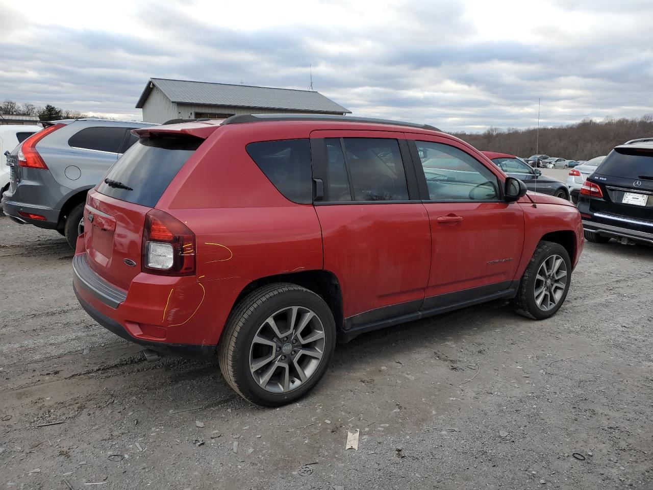 2016 Jeep Compass VIN 1C4NJCBA2GD711504 Copart auction photo, front end damage thumbnail 3