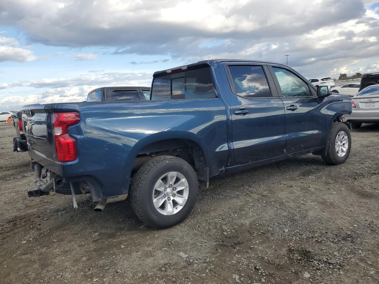 2021 Chevrolet Silverado VIN 3GCPWCET6MG321060 Copart auction photo, front end / rear end damage thumbnail 3