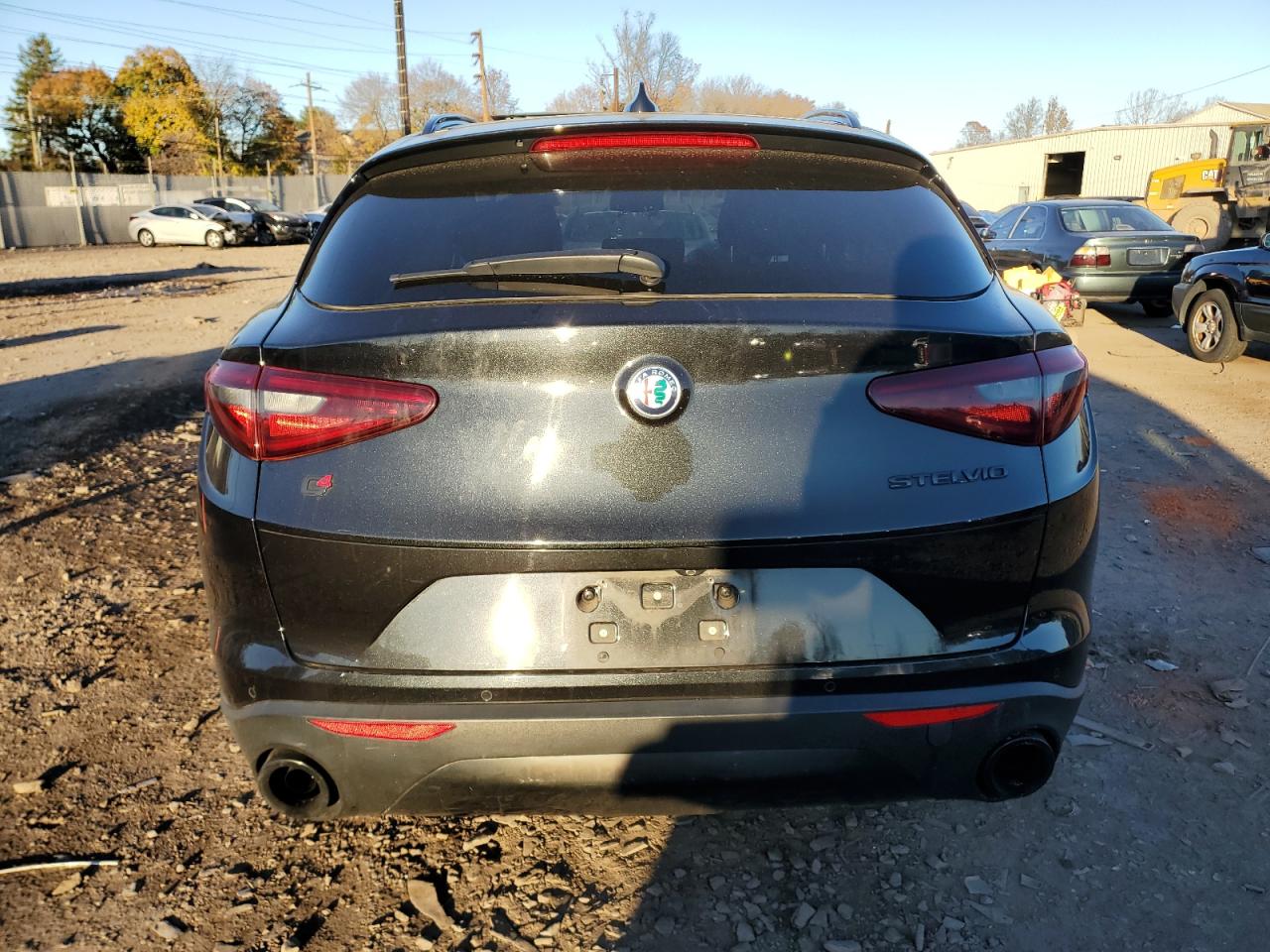 2019 Alfa Romeo Stelvio VIN ZASPAKBN2K7C66539 Copart auction photo, side / front end damage thumbnail 6