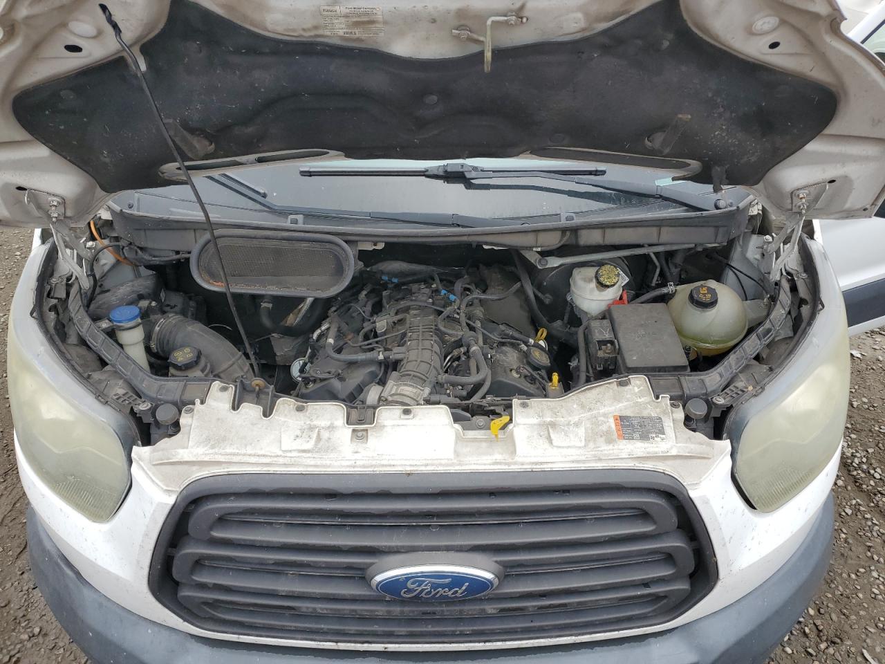 2015 Ford Transit VIN 1FTNR1CG7FKA98838 Copart auction photo, rear end damage thumbnail 12