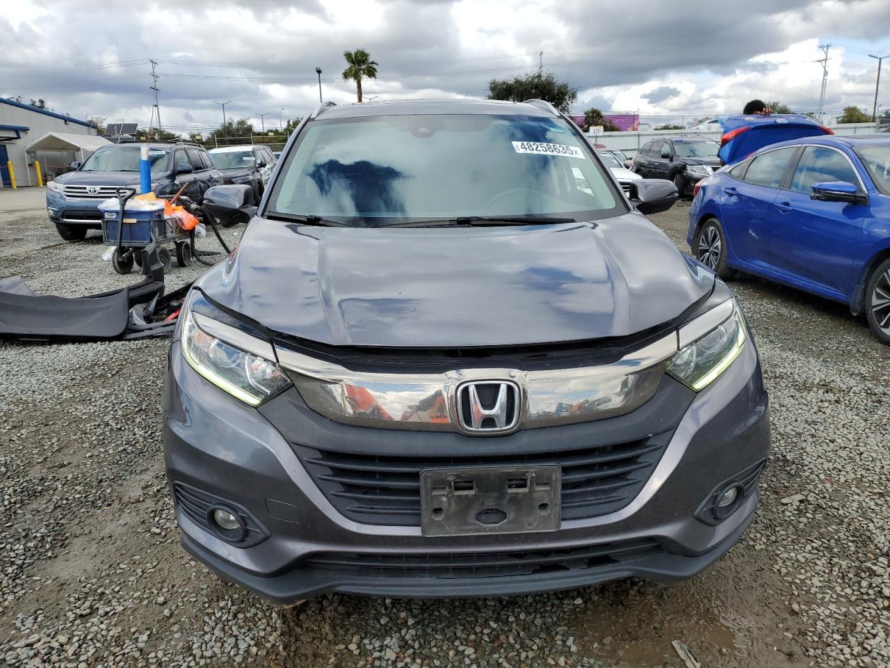 2019 Honda HR-V VIN 3CZRU5H51KM729515 Copart auction photo, rear end damage thumbnail 5