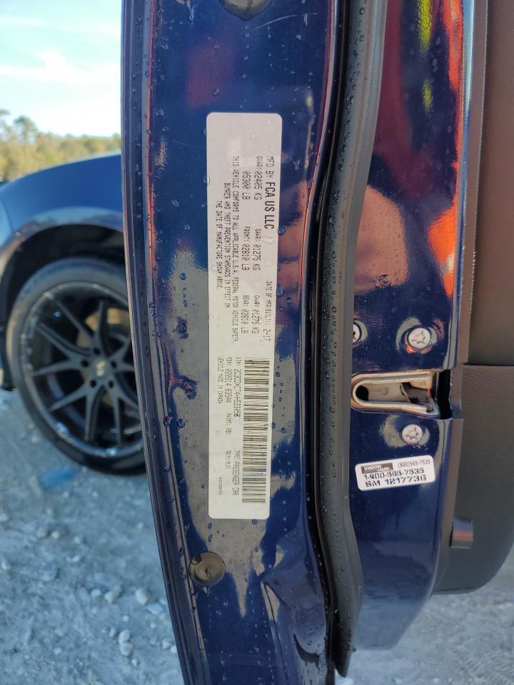 2017 Dodge Charger VIN 2C3CDXCT4HH533058 Copart auction photo, rear end / side damage thumbnail 13