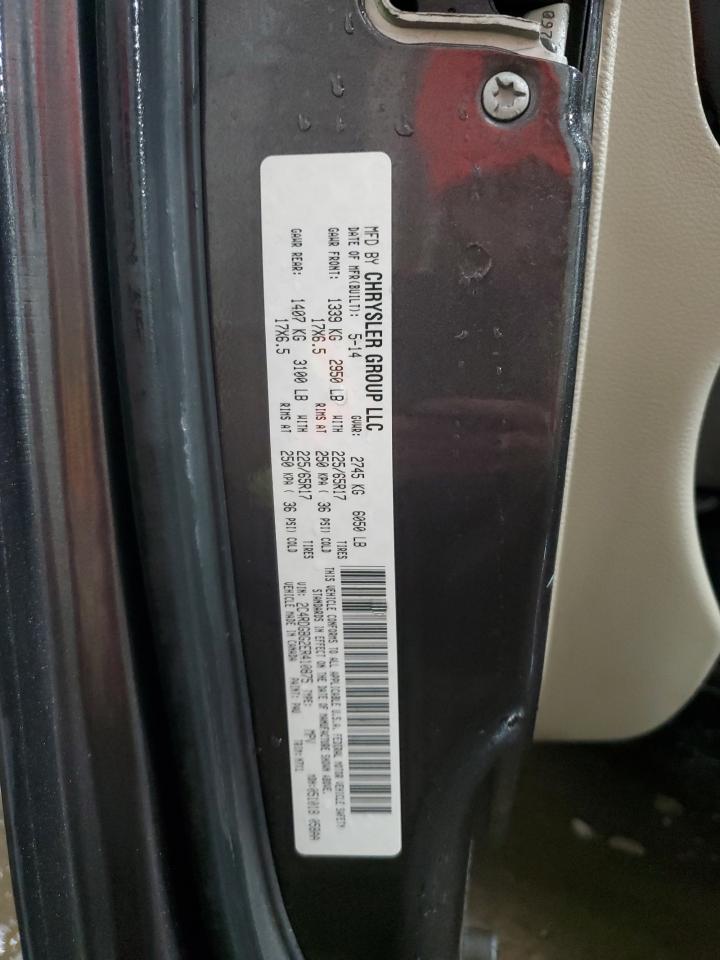 2014 Dodge Caravan VIN 2C4RDGBG2ER410875 Copart auction photo, front end / minor dent/scratches damage thumbnail 14