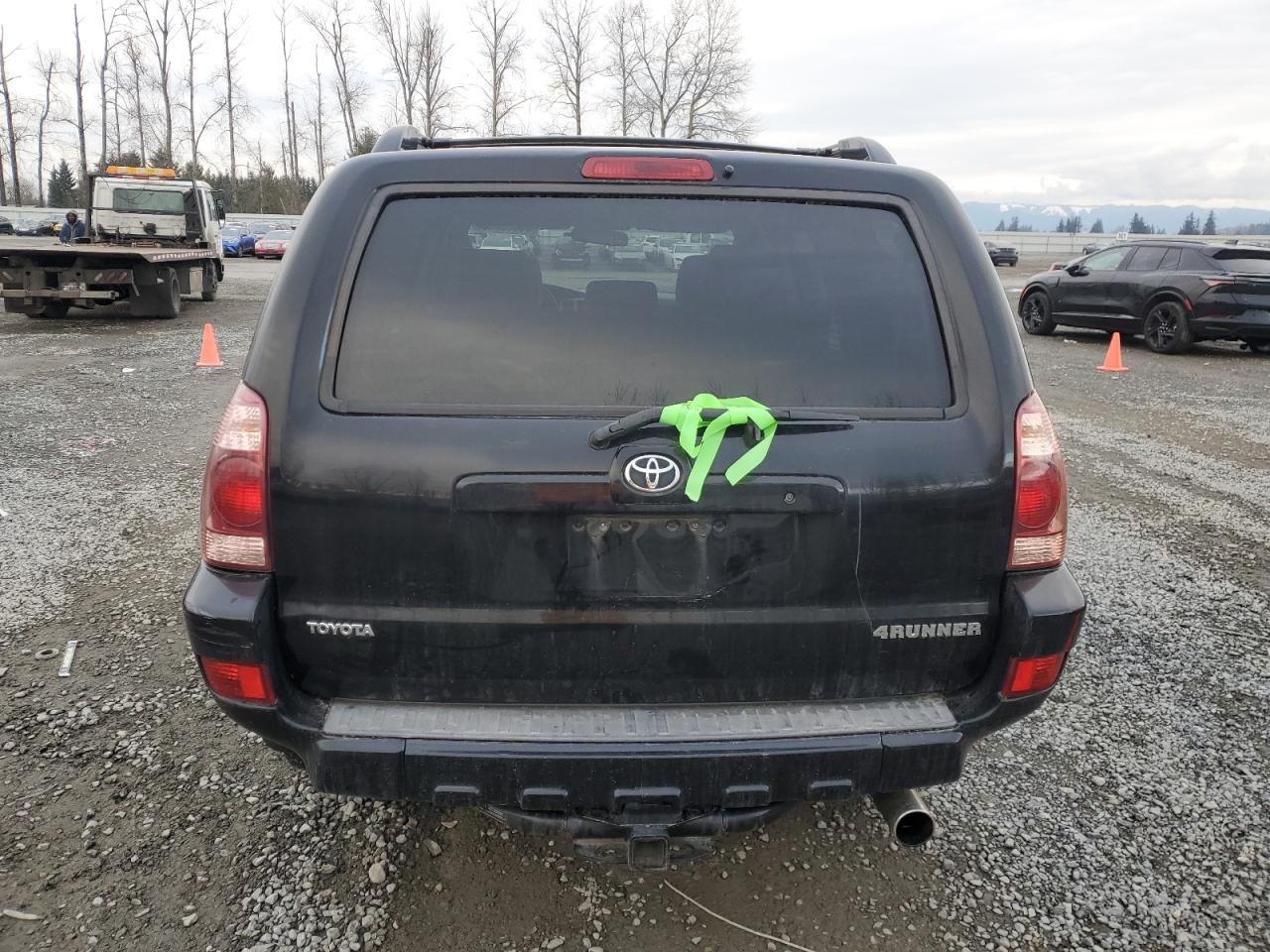 2005 Toyota 4Runner VIN JTEBT14R950053703 Copart auction photo, front end damage thumbnail 6