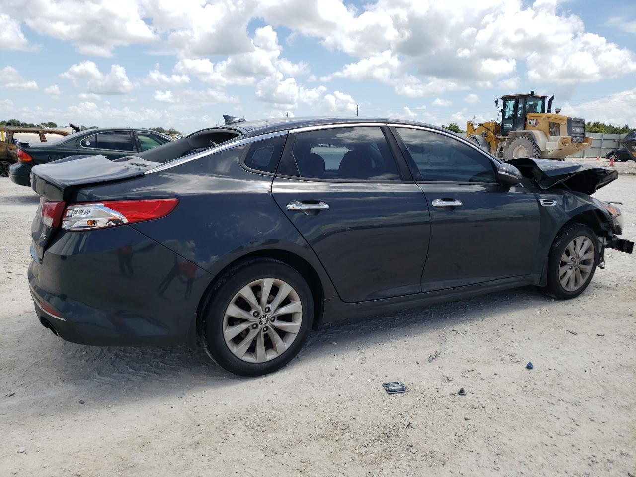 2016 KIA Optima VIN 5XXGU4L36GG097939 Copart auction photo, all over damage thumbnail 3