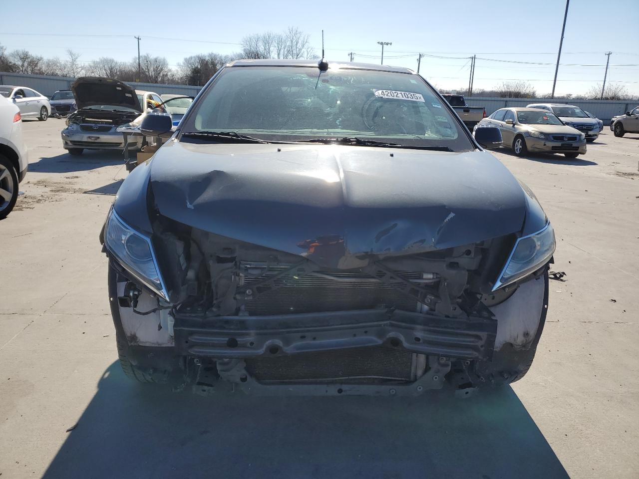 2013 Lincoln MKX VIN 2LMDJ6JK0DBL48113 Copart auction photo, front end damage thumbnail 5