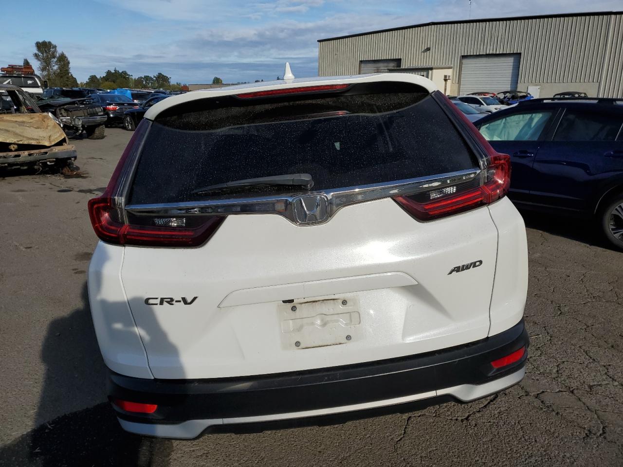2020 Honda CR-V VIN 5J6RW2H81LA015384 Copart auction photo, front end / side damage thumbnail 6