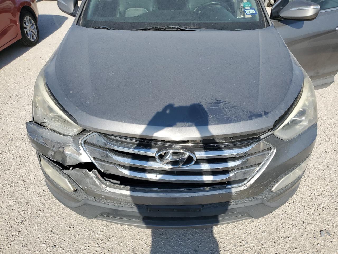 2014 Hyundai Santa Fe VIN 5XYZU3LA3EG212135 Copart auction photo, front end damage thumbnail 12