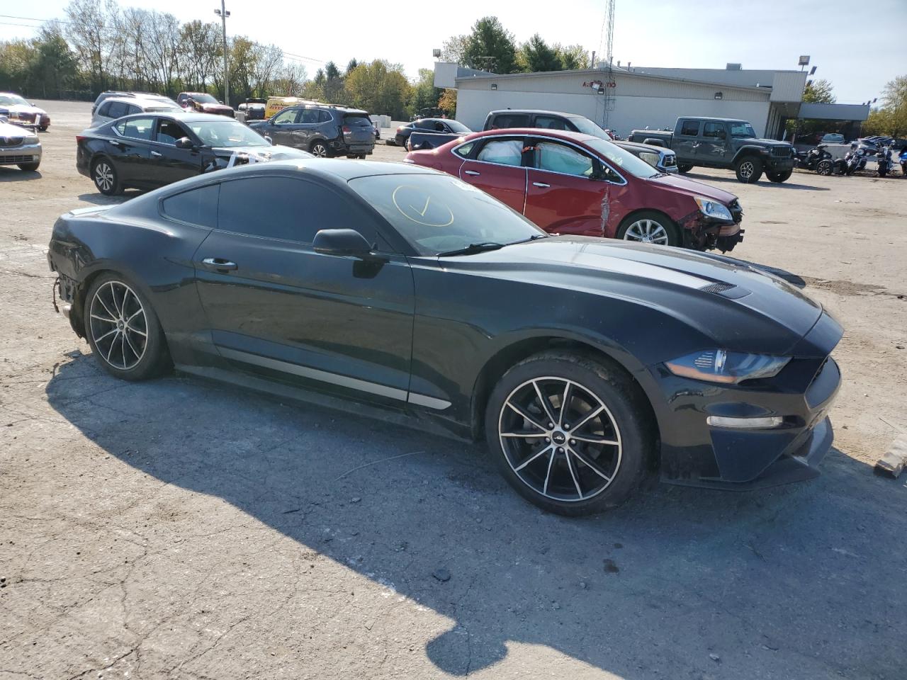 2020 Ford Mustang VIN 1FA6P8TH1L5113636 Copart auction photo, front end / rear end damage thumbnail 5